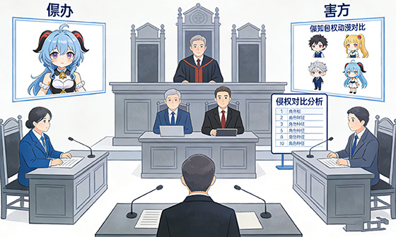 动漫形象侵权案